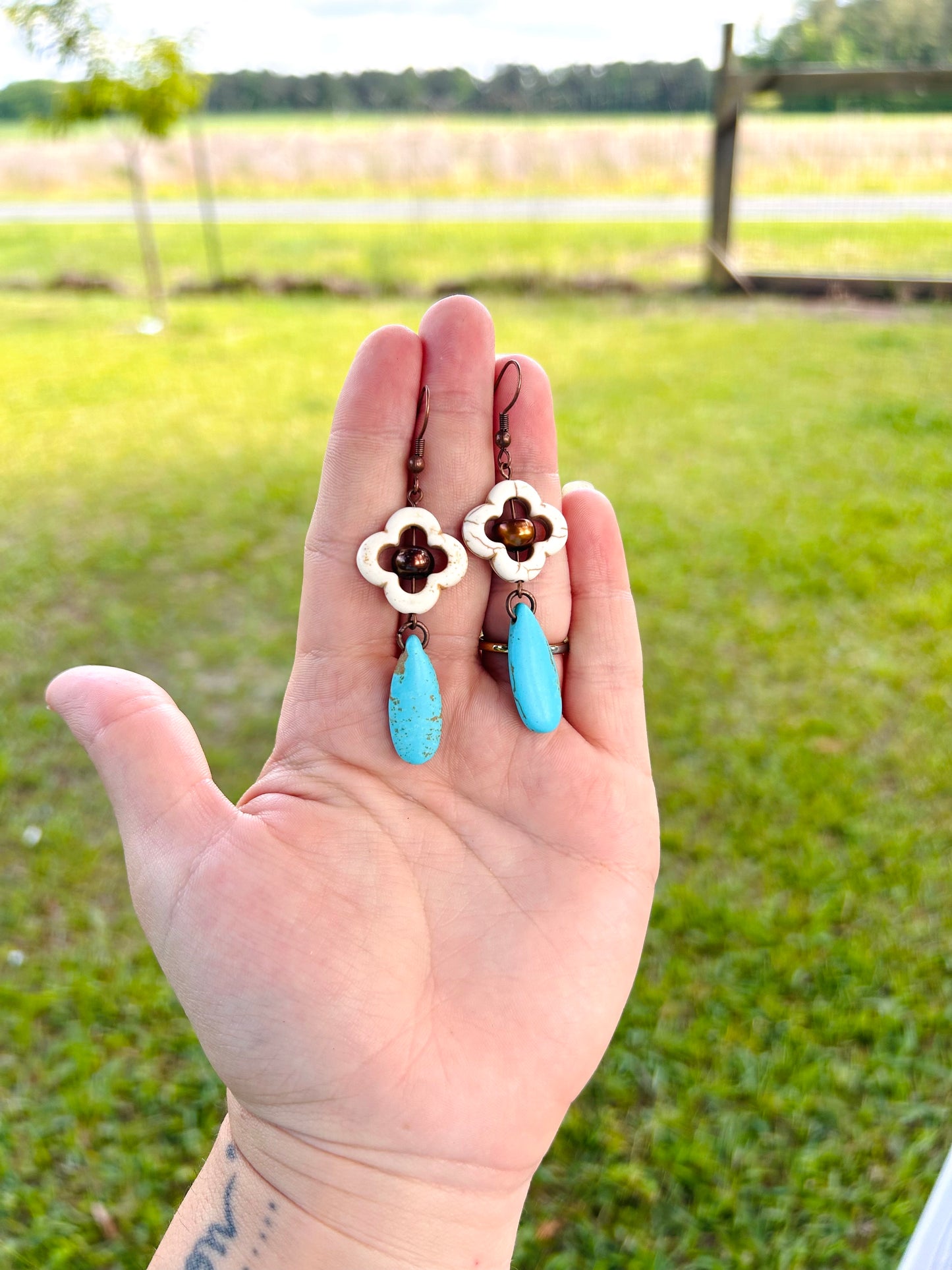Fun Turquoise earrings