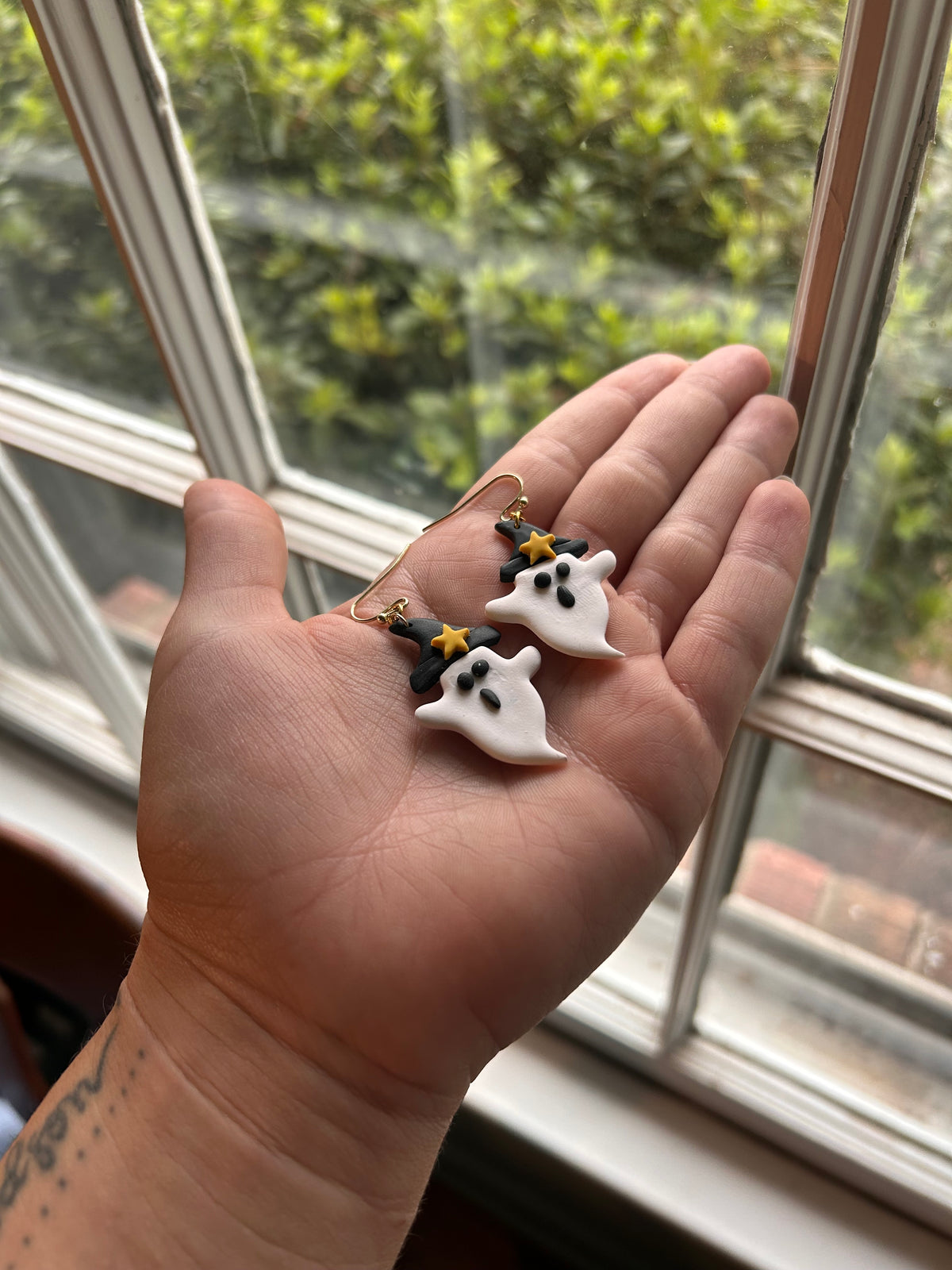 Hudson’s ghost earrings