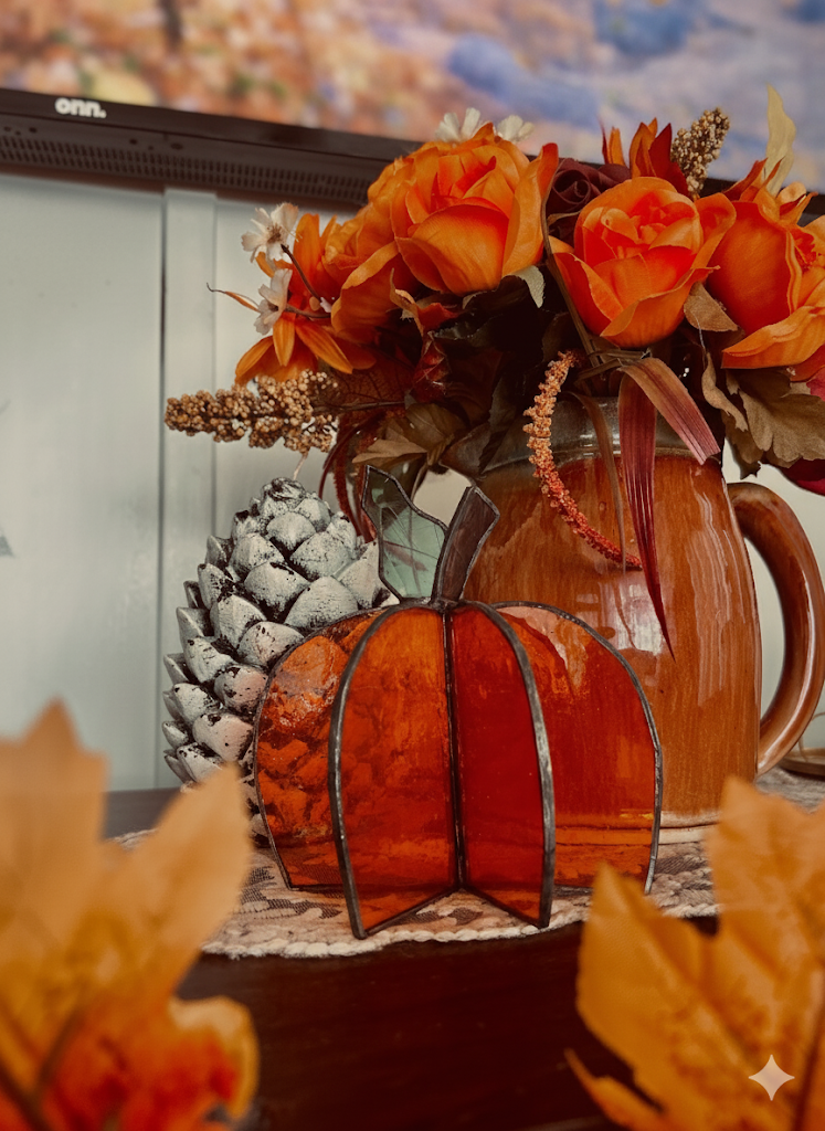 !NEW! Stained glass pumpkin