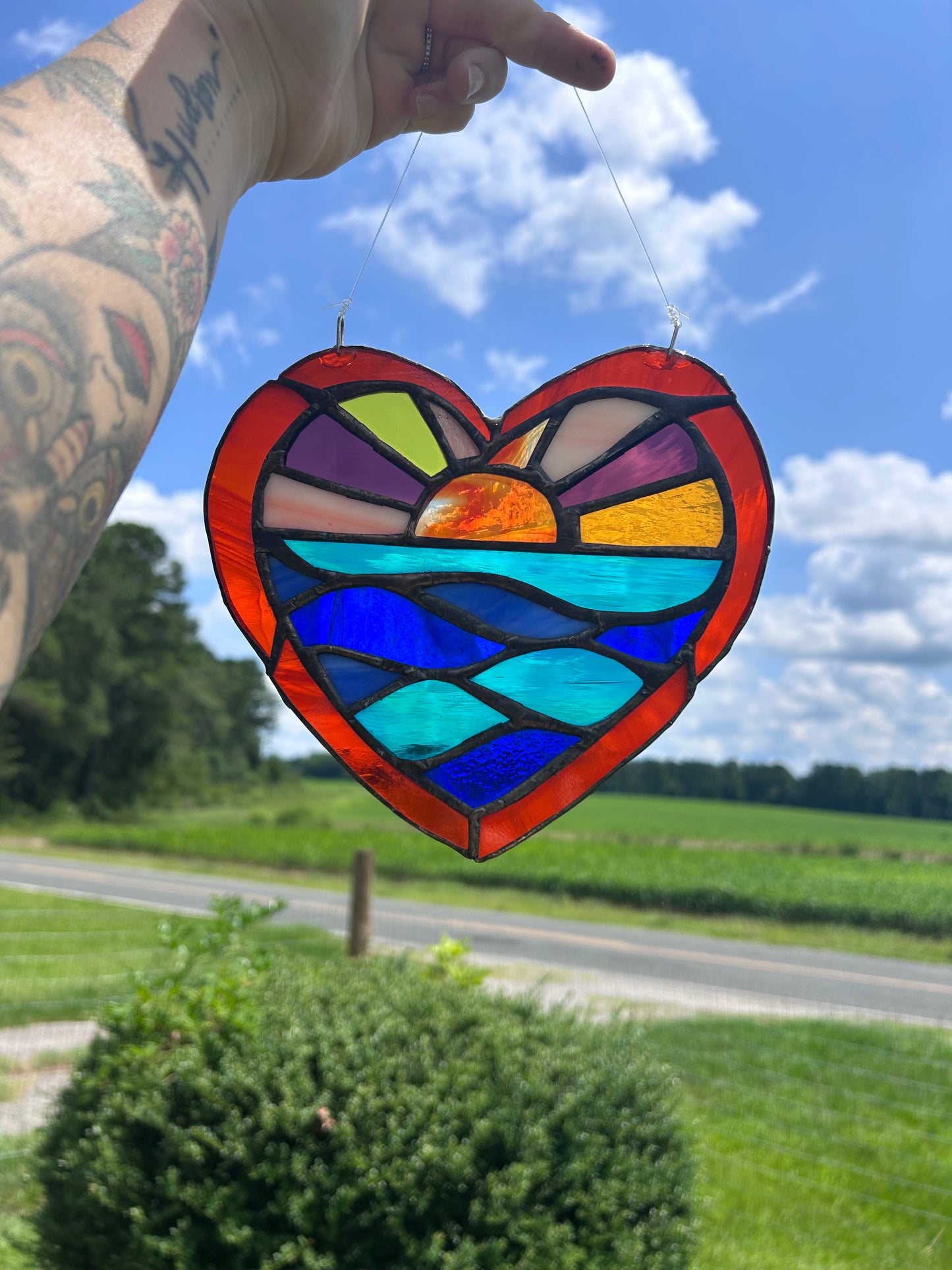 !NEW! Stained glass sunset