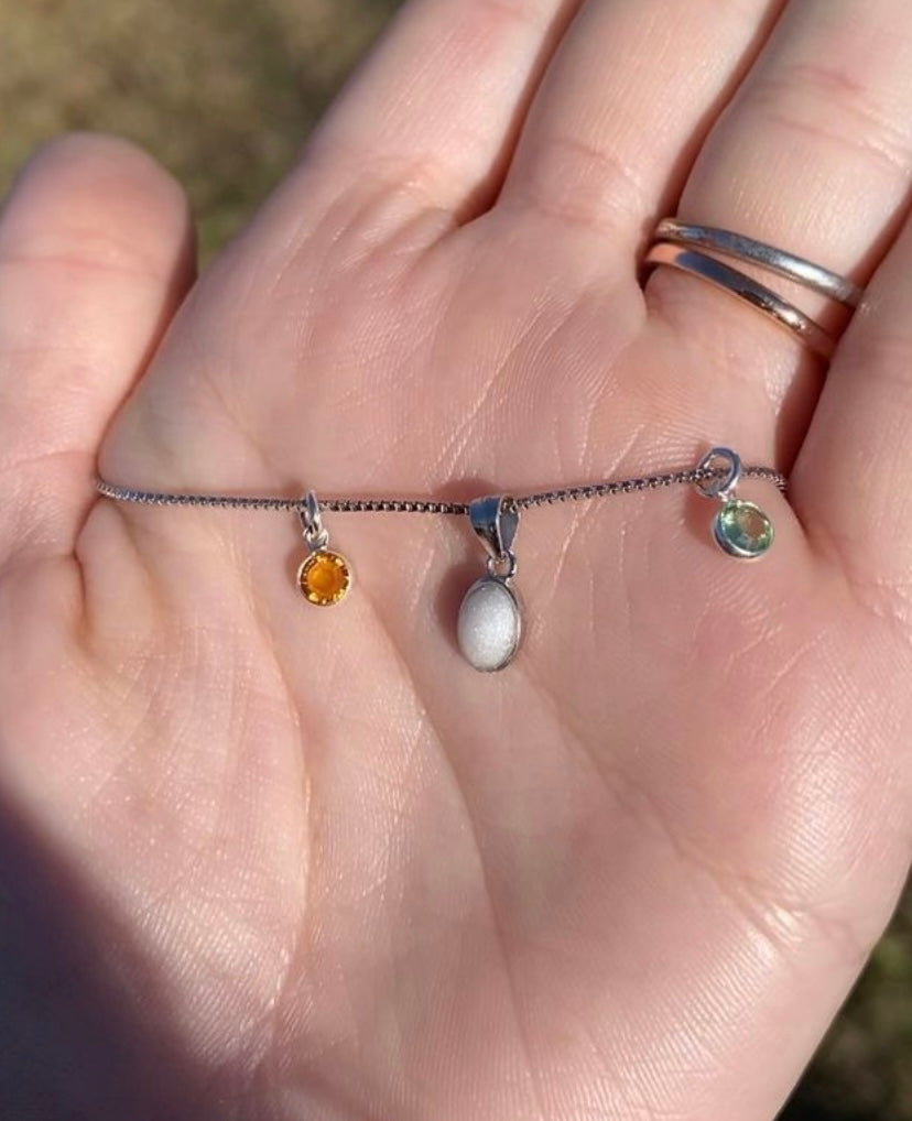 Custom Breast milk jewelry