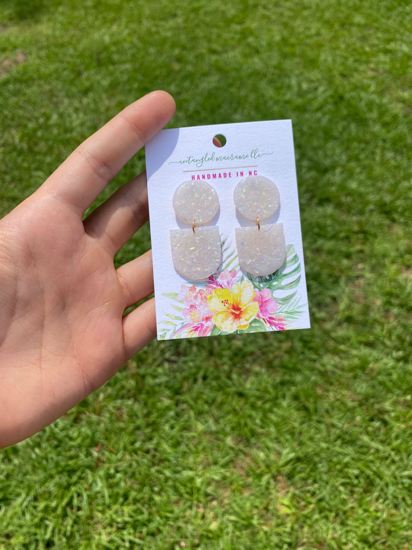!RESTOCK! Translucent opal earrings