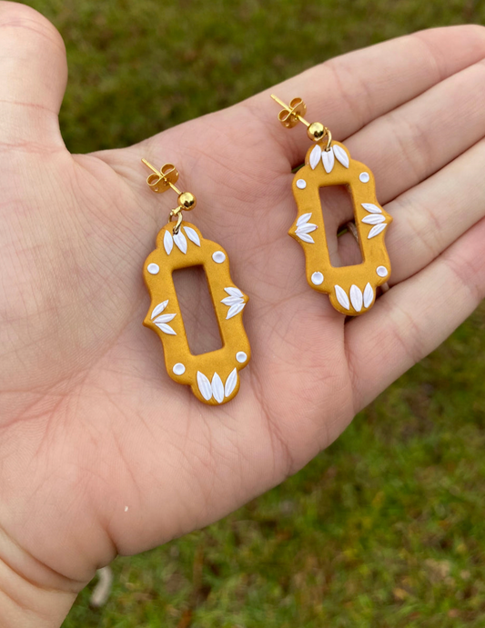 Gold accent earrings