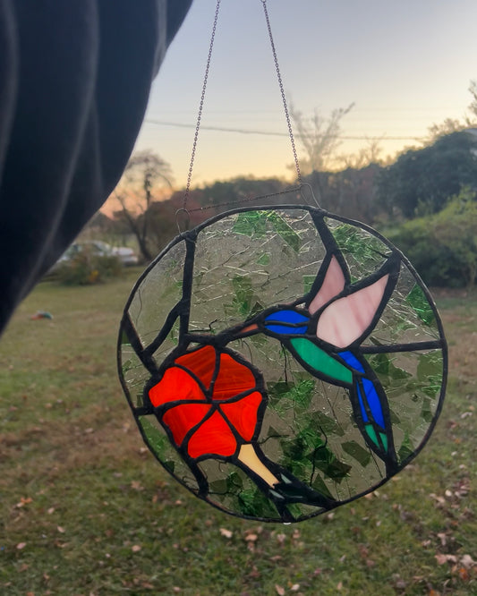 !NEW! Stained glass hummingbird