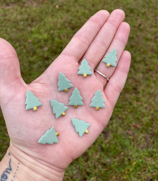 Christmas tree studs or dangles