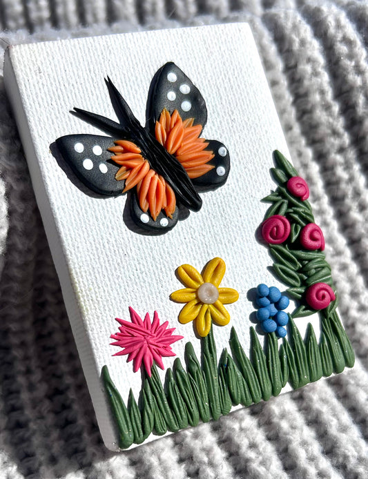 Handmade butterfly magnet