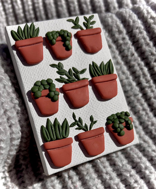 Pots and plants magnet