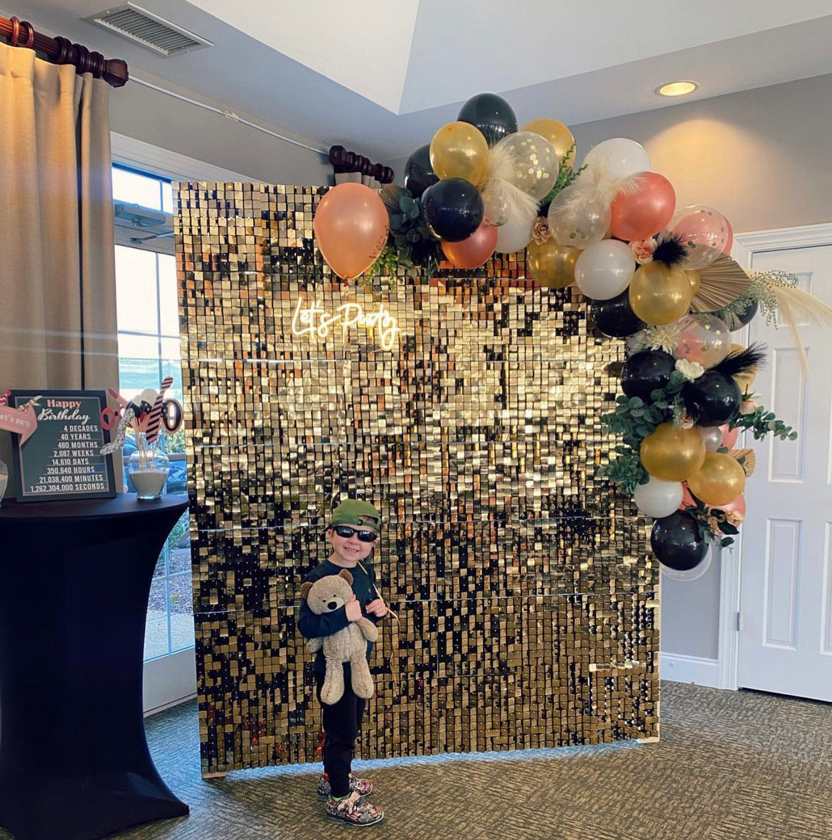 Sequin wall rental