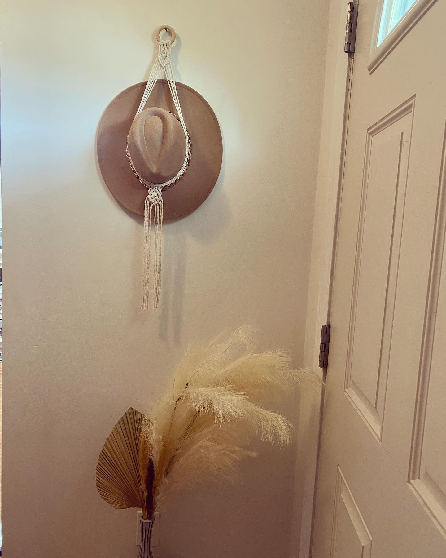 Macrame Hat Hanger