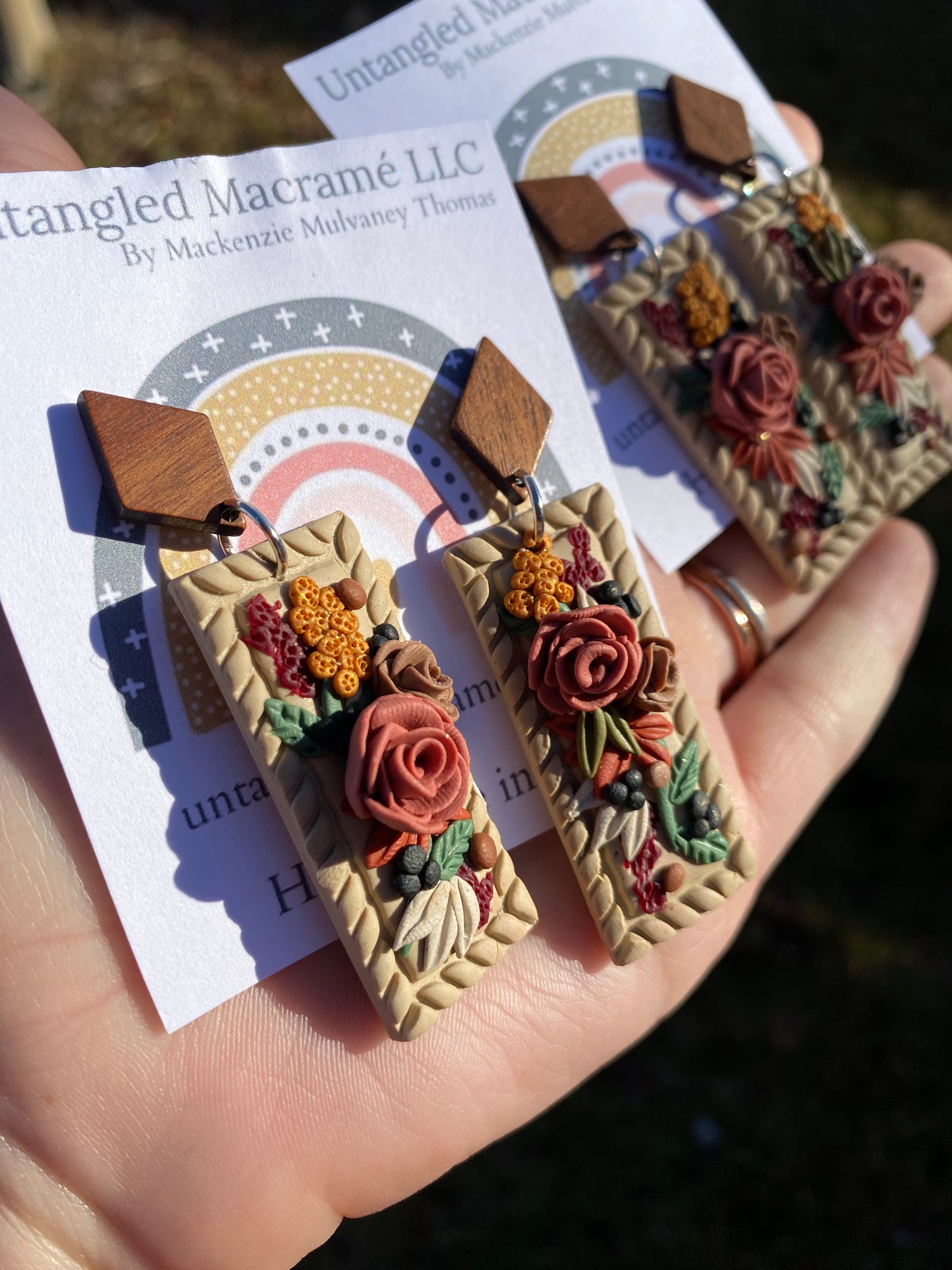 Bouquet earrings