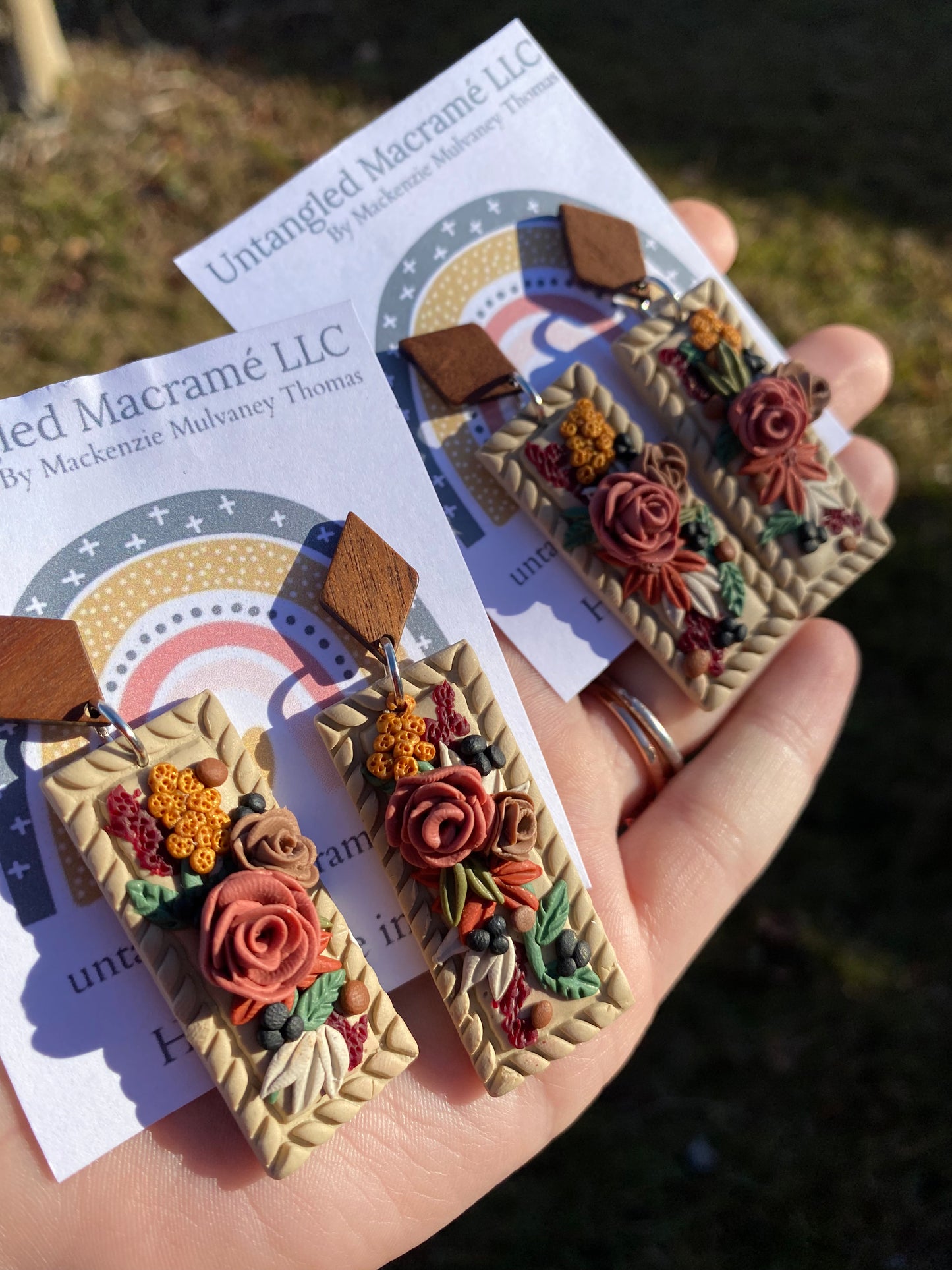 Bouquet earrings